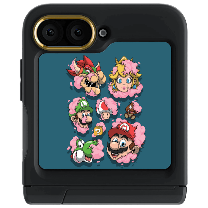 Galaxy Z Flip 6 DECONSTRUCTED SUPER M CHUNKS by Dhani Barragán Artist Artwork Protective Phone Case Limited Edition Collab Cover