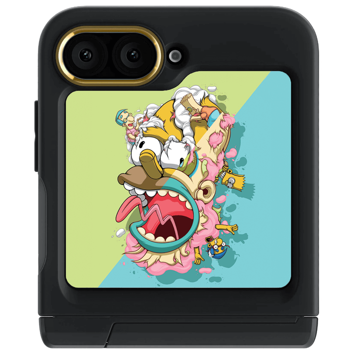 Galaxy Z Flip 6 DECONSTRUCTED YINYÁNG by Dhani Barragán Artist Artwork Protective Phone Case Limited Edition Collab Cover