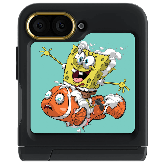 Galaxy Z Flip 6 NOT SO FUNNY by Dhani Barragán Artist Artwork Protective Phone Case Limited Edition Collab Cover