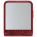 Red Galaxy Flip 6 Clear Protective Phone Case with Kickstand and Hinge Cover