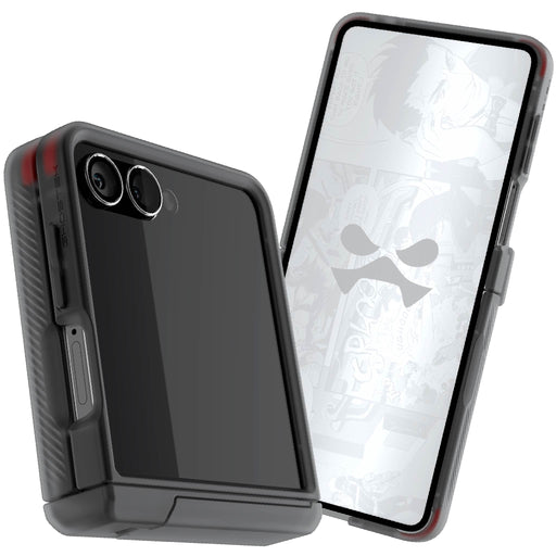 Samsung Galaxy Flip 7 Case Smoke Protective Phone Cover Magnetic MagSafe Kickstand