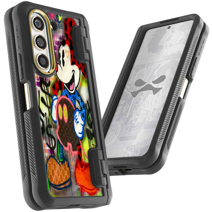 Samsung Galaxy Z Fold 5 Mickey Mouse Plush Fashion Case