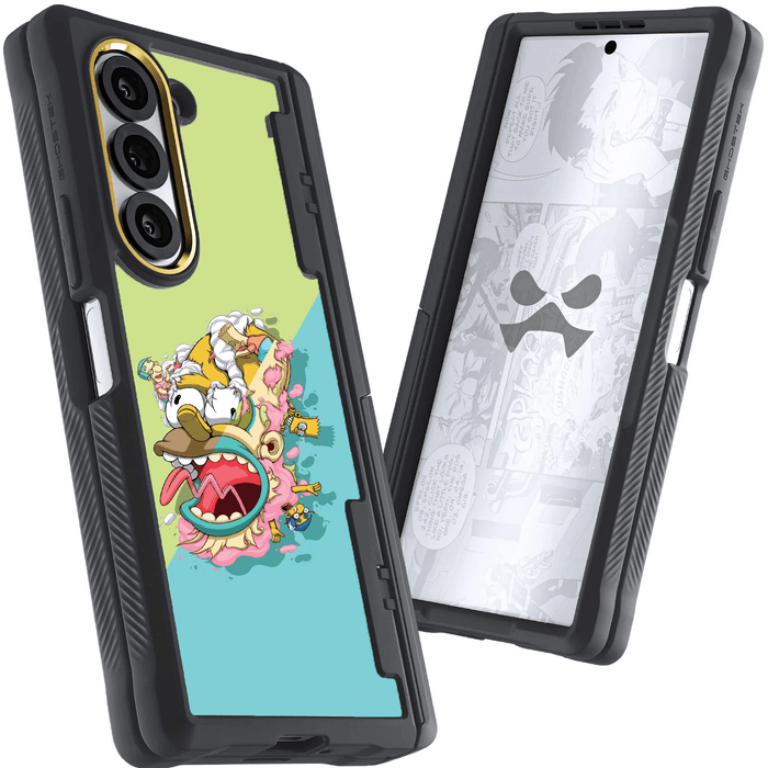 Samsung Galaxy Z Fold 6 DECONSTRUCTED YINYÁNG by Dhani Barragán Artist Artwork Protective Phone Case Limited Edition Collab Cover
