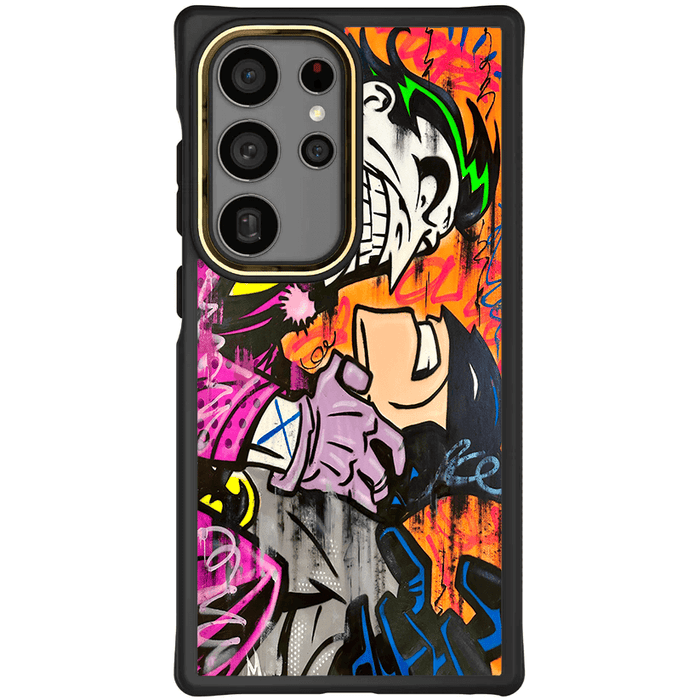 Galaxy S24 Ultra Joker vs Batman - Spraypaint Case Phone Cover