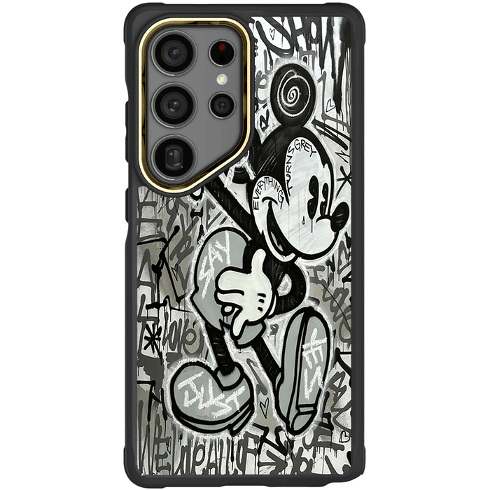 Galaxy S25 Ultra Fold Mickey Mouse Everything Turns Grey Case