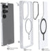 Clear Galaxy S25 Ultra Case MagSafe Magnetic Protective Phone Cover