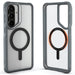 Galaxy S26 Plus Clear Case MagSafe Protective Phone Cover Magnetic Ring Shockproof Premium Cool Gray