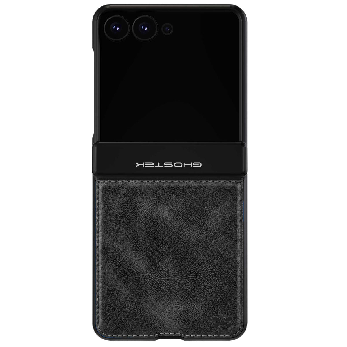 Samsung Galaxy Z Flip 8 Leather Case Black MagSafe
