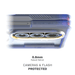 Fold 7 Case Blue MagSafe Kickstand Protective Phone Cover