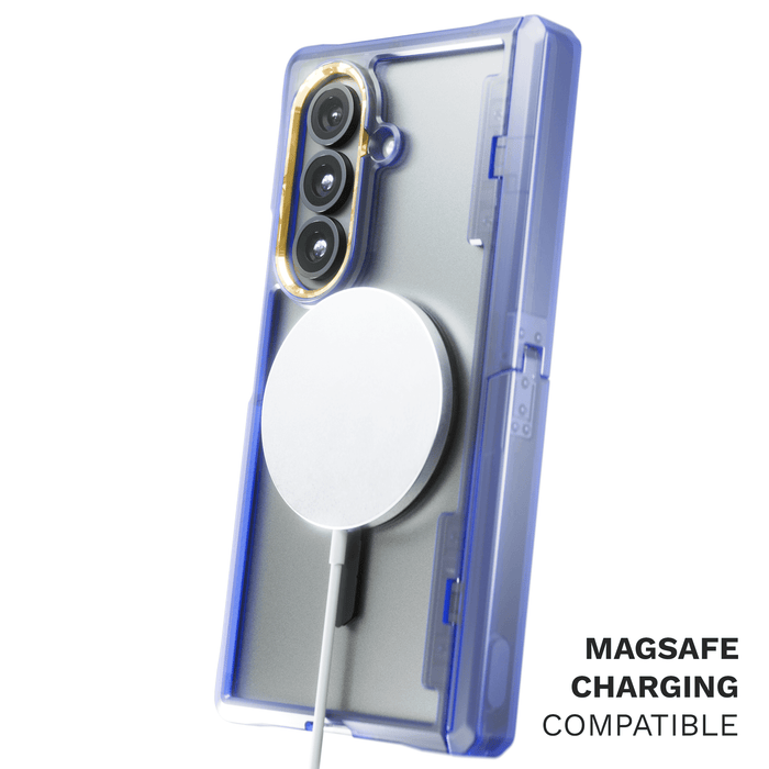Fold7 Case Blue MagSafe Kickstand Protective Phone Cover