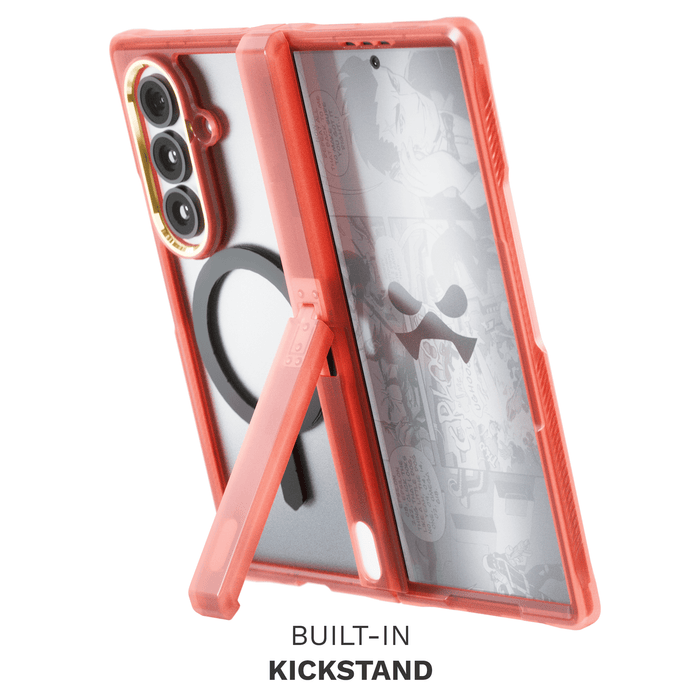 Galaxy Z Fold7 Case Pink MagSafe Kickstand Protective Phone Cover