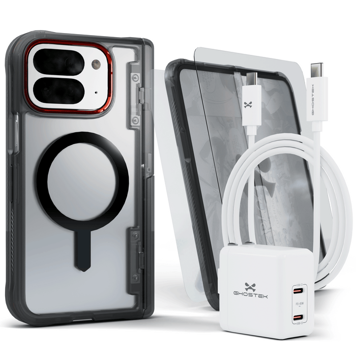 Pixel 10 Pro Fold Bundle – Case + Charger + Cable + Screen Protector