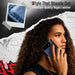 iPhone Duo Blue Leather Case with Screen Protector and MagSafe