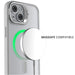 MagSafe Apple iPhone 15 Camera Lens Kickstand Phone Case White