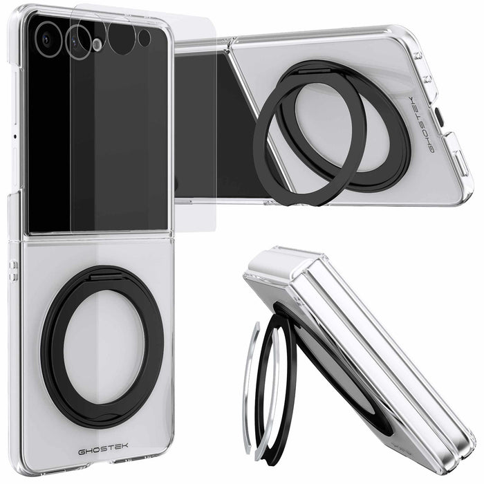 Samsung Galaxy Z Flip 8 Case Clear MagSafe Kickstand Magnetic