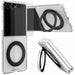 Samsung Galaxy Z Flip 8 Case Clear MagSafe Kickstand Magnetic