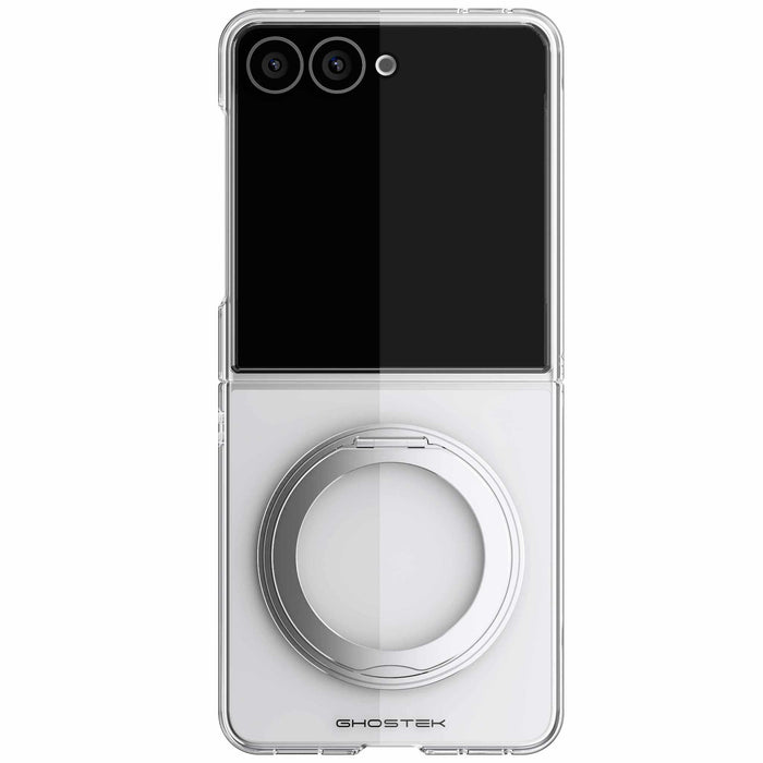 Samsung Galaxy Z Flip 8 Case Clear Silver MagSafe