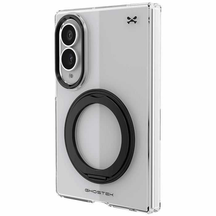 Samsung Galaxy Z Fold 8 Case Clear MagSafe Rotating Kickstand Magnetic