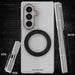 Samsung Galaxy Fold 8 Ultra Case Clear Gold MagSafe