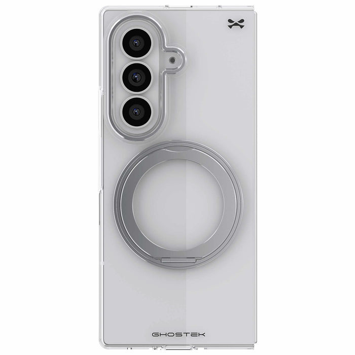 Samsung Galaxy Z Fold 8 Ultra Case Silver MagSafe Kickstand Magnetic Protective Cover