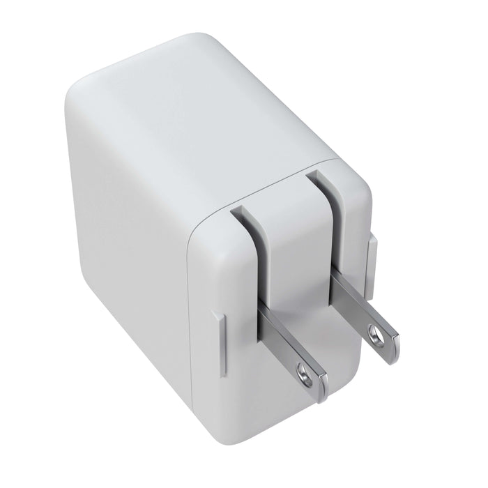 45W Dual Port USB-C Wall Adapter Charger Block Outlet Brick