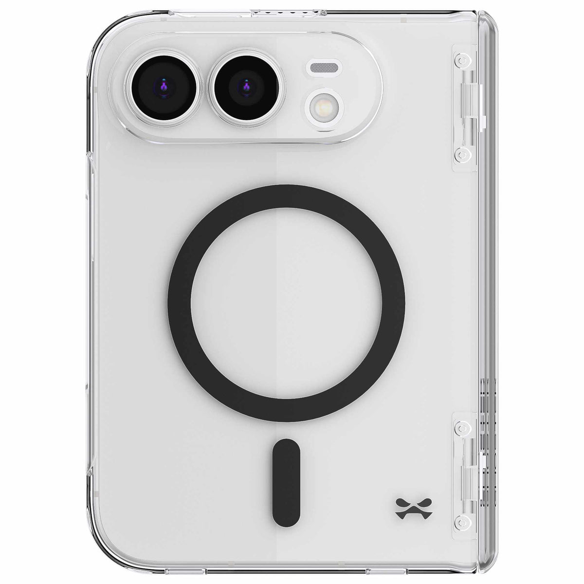 iPhone Duo Clear Case MagSafe Screen Protector Hinge Cover
