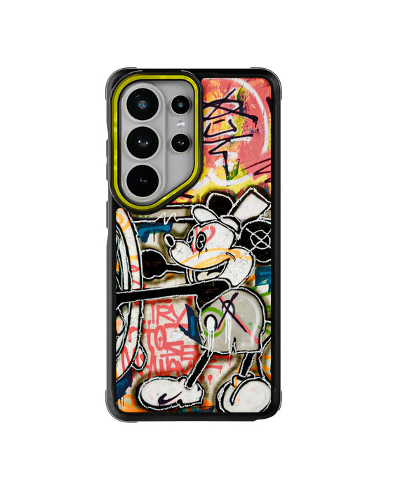 Galaxy S26 Ultra Mickey Mouse My Way Case Artist Collab Artwork Protective MagSafe Phone Cover