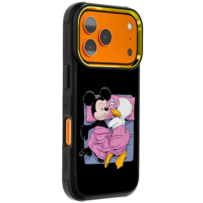 iPhone 17 Pro Sleeping Together by RX Strip Artist Artwork Protective Phone Case Limited Edition Collab Cover