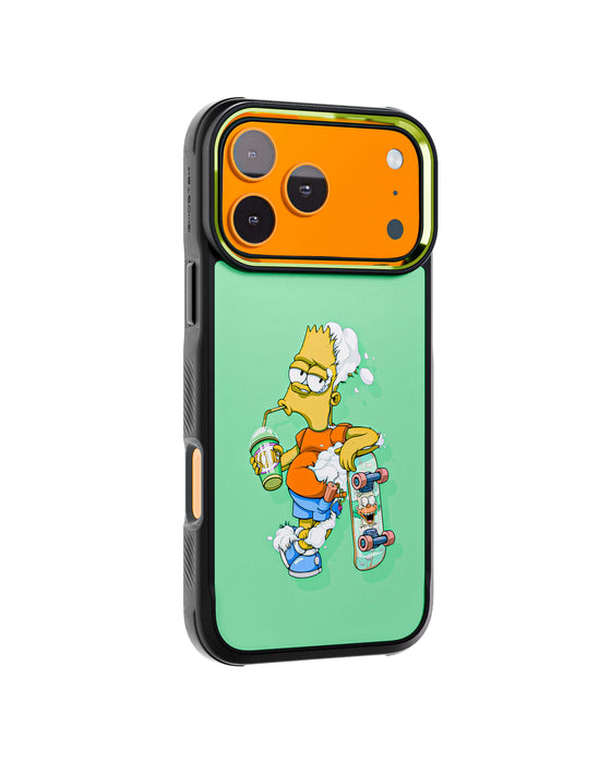 iPhone 17 Pro Max DECONSTRUCTED BART by Dhani Barragán Artist Artwork Protective Phone Case Limited Edition Collab Cover