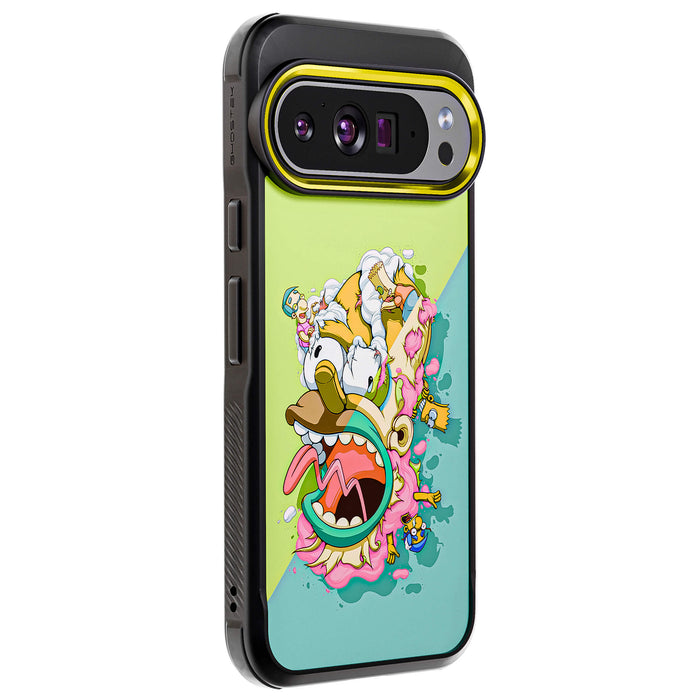 Pixel 10 Pro XL DECONSTRUCTED YINYÁNG by Dhani Barragán Artist Artwork Protective Phone Case Limited Edition Collab Cover