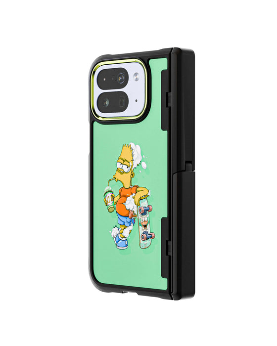 Pixel 10 Pro Fold DECONSTRUCTED BART by Dhani Barragán Artist Artwork Protective Phone Case Limited Edition Collab Cover