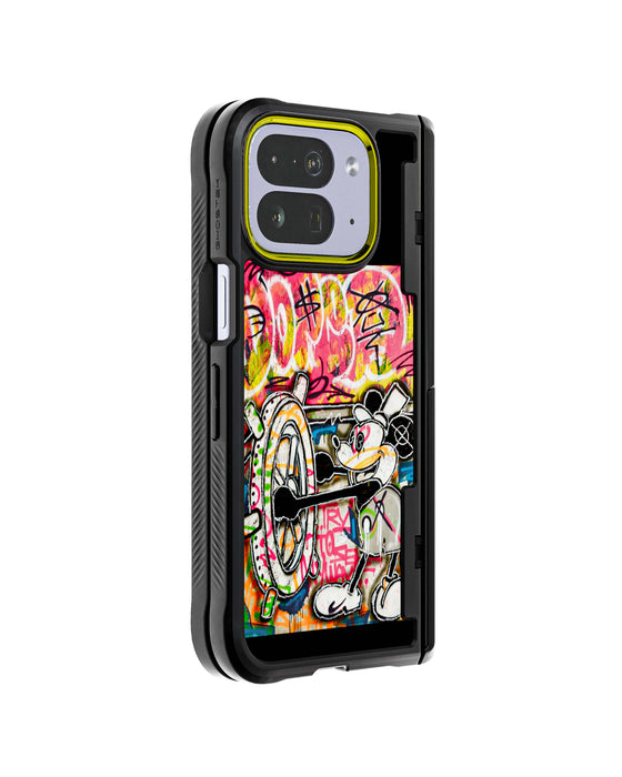 Pixel 10 Pro Fold Mickey Mouse My Way Case Artist Collab Artwork Protective MagSafe Phone Cover