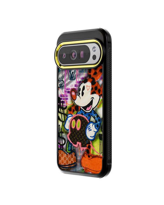 Pixel 10 Pro XL Mickey Mouse Plush Fashion Case
