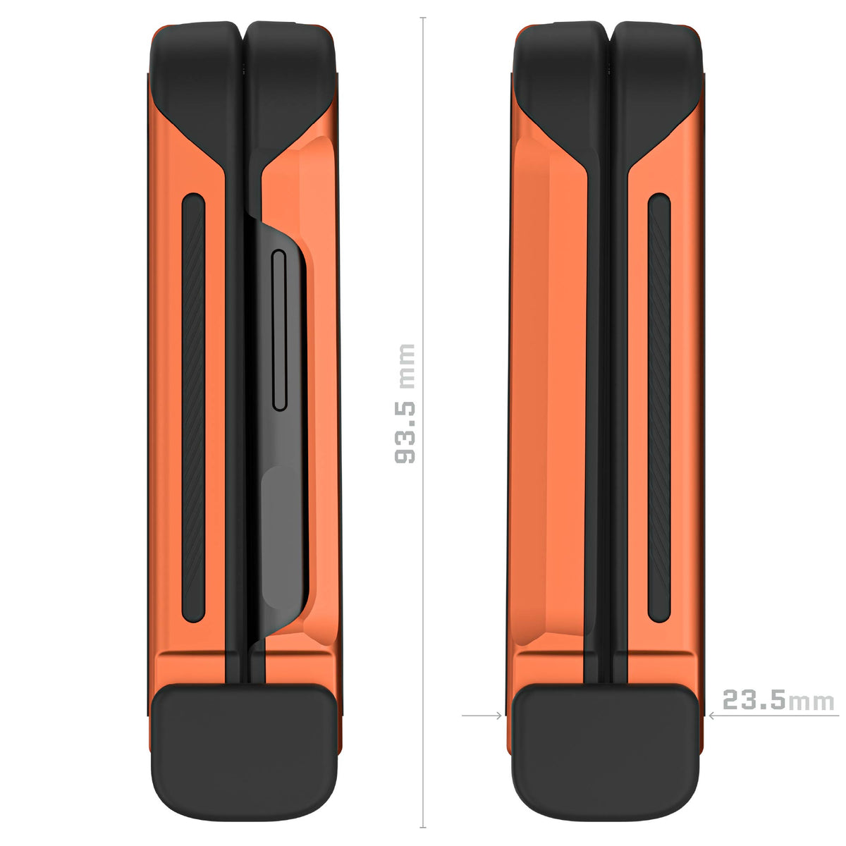 Z Flip 4 Case Orange Fabric