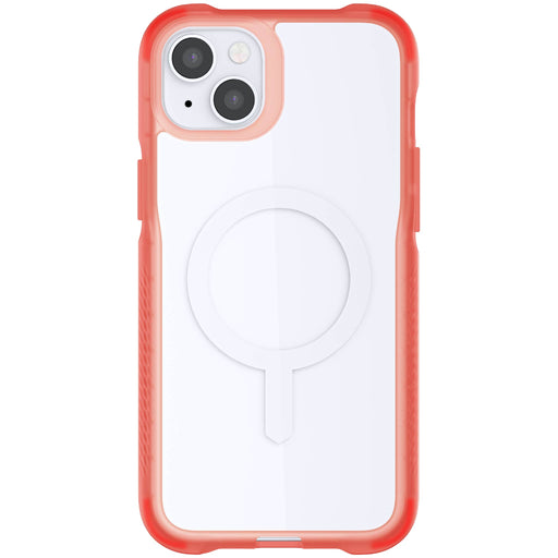 Pink Apple iPhone 14 Plus Case MagSafe Clear