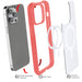 MagSafe Apple iPhone 14 Pro Max Pink Case Clear