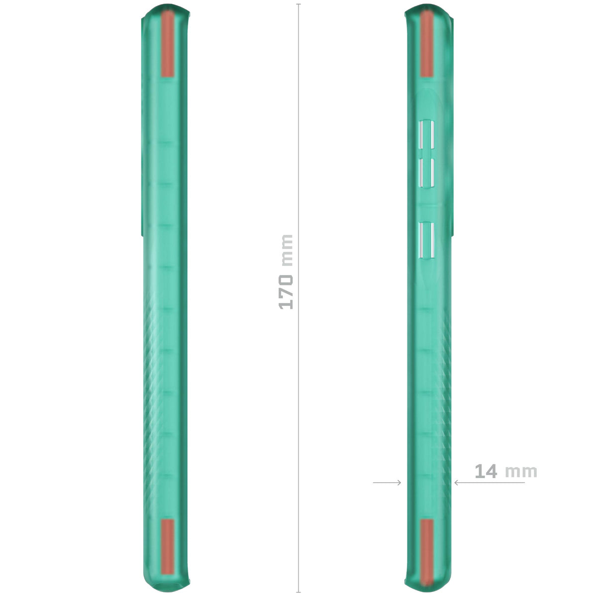 Samsung S23 Ultra Teal Case Clear